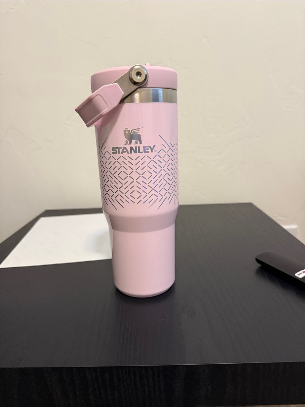 Stanley Powder Pink Insulated Tumbler with Flip Lid